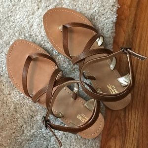 Brown Strappy Sandals